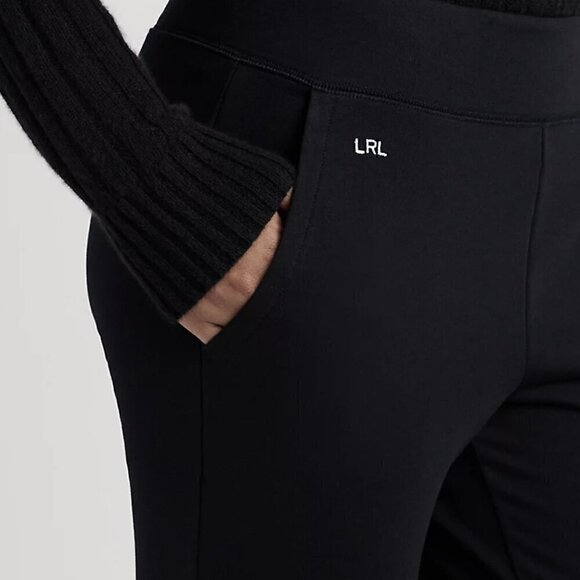 L-RL Ralph Lauren Active Jersey Ankle pant Petite XS - Picture 5 of 11